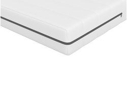 Matras - 200x200 - 7 zones - koudschuim - premium plus tijk - 18 cm
