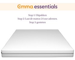 Matras - 90x200 cm, ergonomische matras - 16cm hoog - Ademend - 30 nachten op proef - Ontworpen & Vervaardigd in Europa