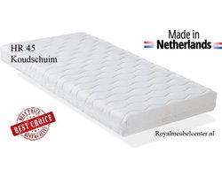 Matras 90x200x14 cm HR 45 Koudschuim met Anti-allergische Wasbare hoes. Royal Meubel Center.nl ®
