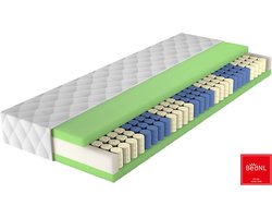 Matras - Pocketveren + 4 cm HR Koudschuim – 70x200x23 cm