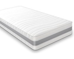 Matras pocketvering 7 Comfort Zilver 70x200 dikte 24cm
