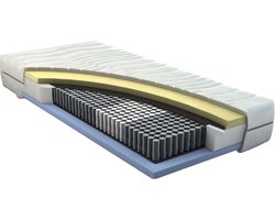 Matras Subliem - 100x200 - Traagschuim & HR50 Koudschuim- ca. 21cm dik - Anti Allergisch - 2-zijdig