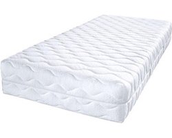 Matras Ties - 90x200 - 19 cm dik - Anti-Allergie - Afritsbare en wasbare hoes