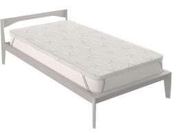 Matras Topper - Bed Oplegger - Betere Slaap - Afneembare Hoes - 140x190 cm - Linnen