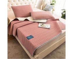 Matras Topper - Mat Topper - Zomer Slapen - Ademend Wasbaar - 200x220cm - 12