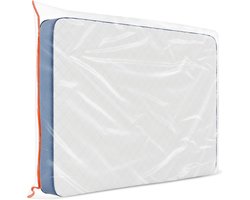 Matrasbeschermer Hoes - Transparant - 90 x 200 cm - Scheurvaste Kunststof - Voor Verhuizen en Opbergen