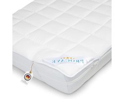 Matrasbeschermer Micro-Comfort - 100% Made in Germany - Onderbed Soft-Topper - Boxspring Bedden - Geschikt voor 140x200 cm Matteress Cover