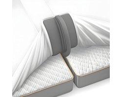 Matrasbrug - Spleetvuller - Bed Combineren - Vernieuwd Ontwerp - 180 x 200 cm - Grijs
