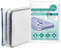 Matrashoes 120x200 cm, dikte 30 cm, 120 micron, waterdicht en scheurvast