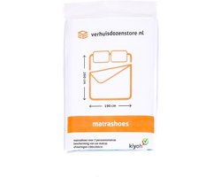 Matrashoes 2 persoons 260x190 cm | Beschermhoes Tijdens Verhuizen en Opslag |