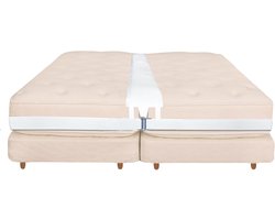 Matrasverbinder - Bedvuller - Creëer Kingsize Bed - Naadloze Slaapervaring - 200cm Lengte - Goud en Zwart