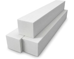 Matrasverlengstuk Schuim - Matraswig Matrasopvulling - Bed Verbreden - RG 30/44 Schuim - 10 x 12 x 50 cm - Geel