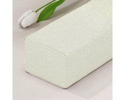 Matrasvuller Spleetvuller - Bed Opvuller Kussen - Betere Slaap - Hoge Dichtheid Schuim - 200x20x12cm - Gebroken Wit