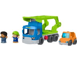 Mattel Little People speelgoedtruck - auto transporter - peuterspeelgoed.