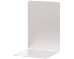 MAUL Boekensteunen aluminium 12 x 12 x 17.5 cm zilver