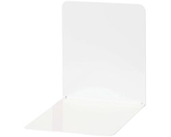 MAUL Boekensteunen staal 14 x 12 x 14 cm wit
