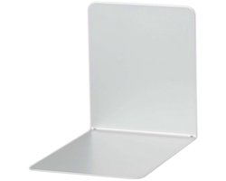 MAUL Boekensteunen staal 14 x 12 x 14 cm zilver