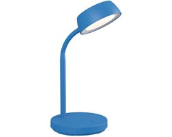 MAUL Bureaulamp MAULabby LED 3.000 K standvoet blauw