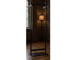 MAUL Kapstok MAULsalsa | Hoogwaardige, duurzame vrijstaande kapstok voor kantoren, recepties of medische praktijken | Elegante jassenkapstok met een stijlvol design | Zwart - Casa Serena