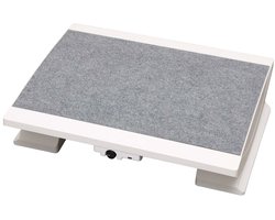 MAUL Voetensteun MAULpro 45 x 39 cm Naaldvilt hoogte verstelbaar verwarmd wit