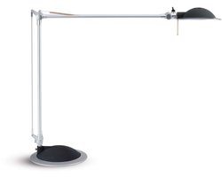 MAULbusiness Bureaulamp - LED - Aluminium - Zilver - Tafellamp met Klem & Standvoet