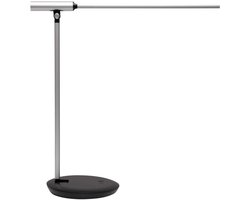 MAULrubia Bureaulamp - LED - Zilver - Dimbaar - USB Poort - 3 Lichtstanden - Tafellamp