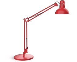 MAULstudy Bureaulamp - LED - Metaal - Rood - E27 Fitting - Tafellamp