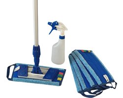 MAUS Professionele wand- en tegelreiniger 30cm. - Complete vloerwisser set met 5 moppen - badkamer reiniger