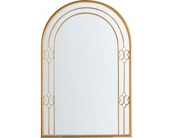 MAUTRE - Wandspiegel - Goud - Metaal