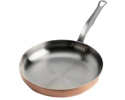 Mauviel 1830 - Koper - Aluminium - RVS - Braadpan - Ø 24cm - Frypan