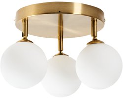 MAVILA - Plafondlamp - Brons - Metaal/Glas
