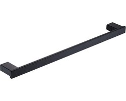Mawialux enkele handdoekhouder - 60x7cm - Mat zwart - ML-ACS-3-8911-MZ