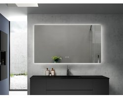 Mawialux LED Badkamerspiegel - 150x70cm - Horizontaal of verticaal - Ives