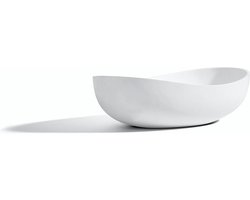 Mawialux opzet waskom - Solid surface - 65x40 cm - Mat wit - Finn