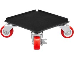 max belasting 544 kg Meubelwagen, Lading, zware uitvoering met 5 wielen, koolstofstaal, voor huishoudelijke apparaten, bank, koelkast, wasmachine