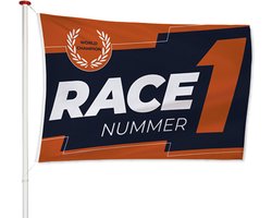 Max Race 1 Vlag - 100x150cm - Kwaliteitsvlag - Geschikt voor buiten