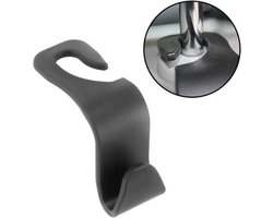 MaxedMore Tassenhaak - Autostoel – Tashanger – Tashaak – Tassenhouder – Tassenhanger – Kapstok Haken – Kleerhangers – Zwart – 2 stuks