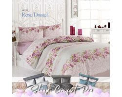 Maxenza Sleep Comfort Pro - Comfortabel Dekbedovertrek voor Twee Personen met Kussenslopen 220 x 200 cm