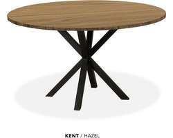 Maxfurn - Eettafel rond | Zeer krasvast | Kleur: Hazel| diameter 130cm