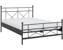 Maxi Bed Milano 2-persoons - 140 x 210 cm - antraciet