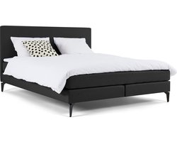 Maxi Boxspring Cisano - 120 x 200 cm - dark grey