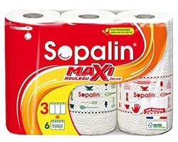 Maxi-papieren handdoeken met 3-laags materiaal – 80% gerecycled kunststof – FSC-gecertificeerd – 2 keer langer gebruik