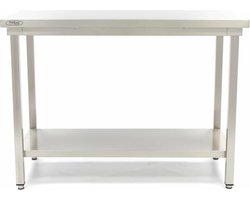 Maxima Werktafel Horeca RVS - 60 x 70 cm - Verstelbare Hoogte - Professionele Werk Tafel - Ergonomisch Verantwoord