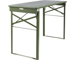 MaximaVida inklapbare biertafel Berlijn 120 x 50 cm olijfgroen - FSC hout