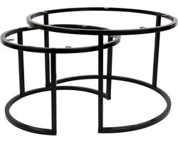 MaximaVida metalen salontafel frame set Chicago - 58 cm en 45 cm