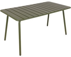 MaximaVida metalen tuintafel Max 150 x 80 cm olijfgroen