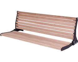 MaximaVida opklapbare gevelbank Amsterdam met rugleuning 150 cm