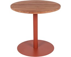 MaximaVida ronde eettafel Java roestbruin 80 cm - zware 49 kg uitvoering