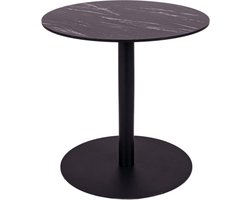 MaximaVida ronde HPL marmer eettafel Firenze 75 cm - zware 40 kg uitvoering