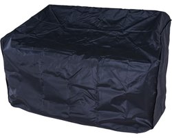 MaximaVida tuinbank beschermhoes London 180 cm - 200 cm zwart - zware uitvoering